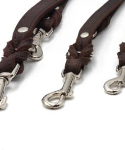 elbhunde maul ledermanufaktur lederleine dunkelbraun groessen