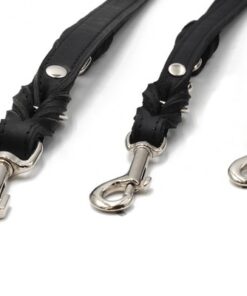 elbhunde maul ledermanufaktur lederleine schwarz groessen