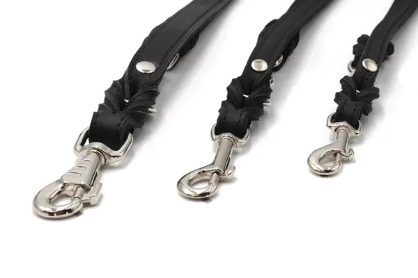 elbhunde maul ledermanufaktur lederleine schwarz groessen