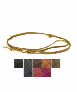 elbhunde fettlederleine geflochten in wunschfarbe