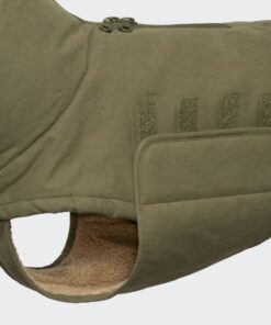 elbunde cloud7 hundemantel yukon khaki klettverschluss