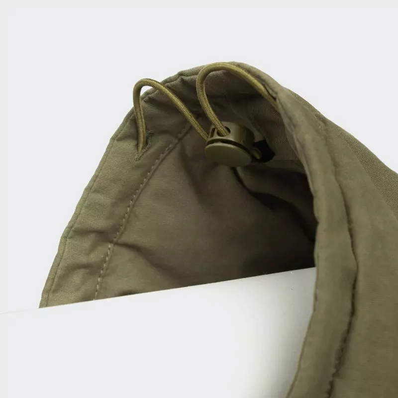 elbunde cloud7 hundemantel yukon khaki kragen