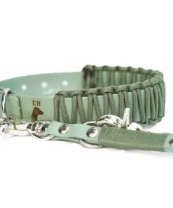 elbhunde biothane paracord halsband freshup premium leine