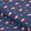 Elbhunde Hundehalstuch Santa Claus Blau Muster