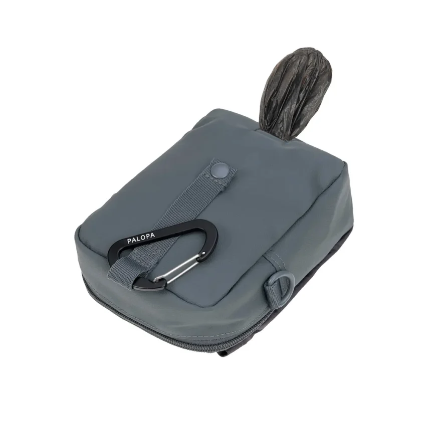 elbhunde dresden palopa leckerlibeutel greta dark grey karabiner