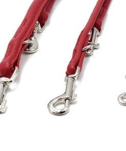 elbhunde maul ledermanufaktur rundlederleine rot groessen