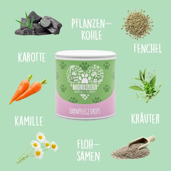 elbhunde tierliebhaber darmpflege drops inhaltsstoffe