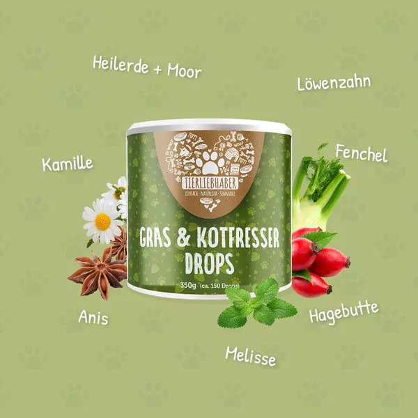 elbhunde tierliebhaber gras und kotfresser drops inhaltsstoffe