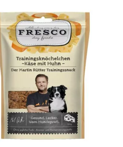 Elbhunde Fresco Trainingsknöchelchen Käse & Geflügel