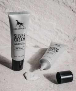 elbhunde lila loves it silbercreme creme