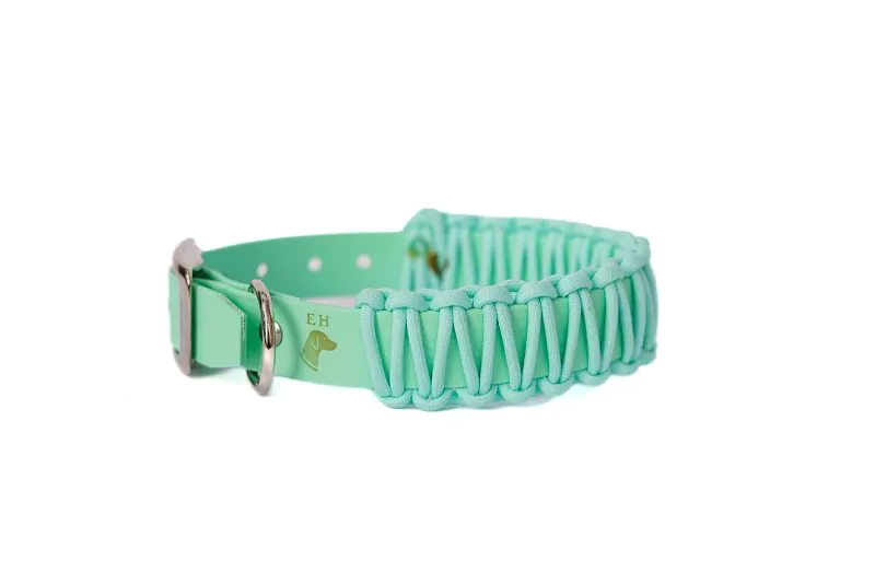 elbhunde biothane paracord halsband caribbean