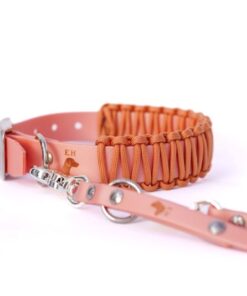 elbhunde biothane paracord halsband royal classic leine