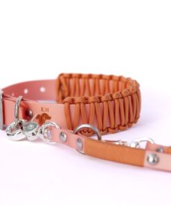 elbhunde biothane paracord halsband royal premium leine