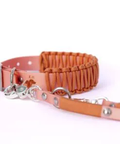 elbhunde biothane paracord halsband royal premium leine