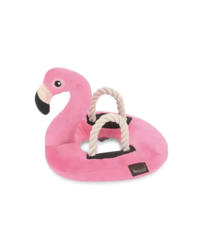 elbhunde dresden play hundespielzeug flamingo float
