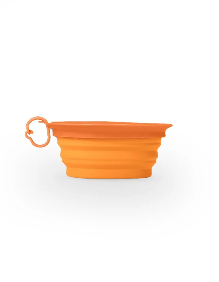elbhunde dresden united pets leaf bowl orange seitlich