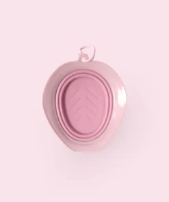 elbhunde dresden united pets leaf bowl pink