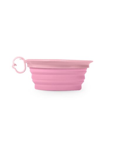elbhunde dresden united pets leaf bowl pink seitlich