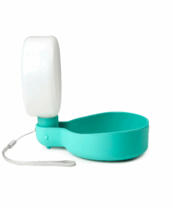 elbhunde dresden united pets trinkflasche pingui aquamarin aufgeklappt