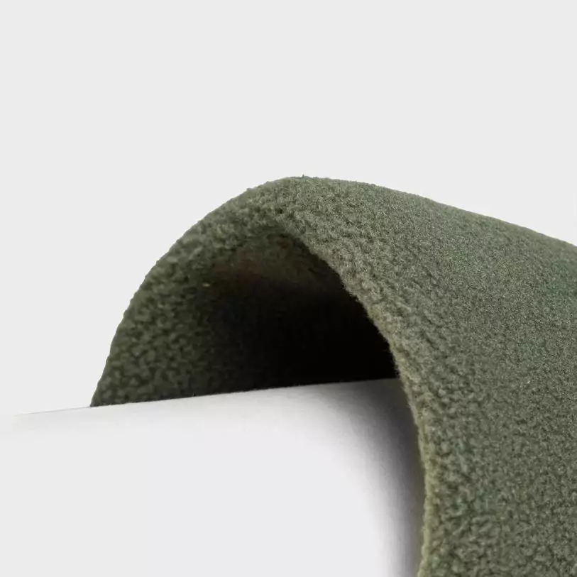 elbhunde cloud7 hundepullover derby fleece khaki kragen