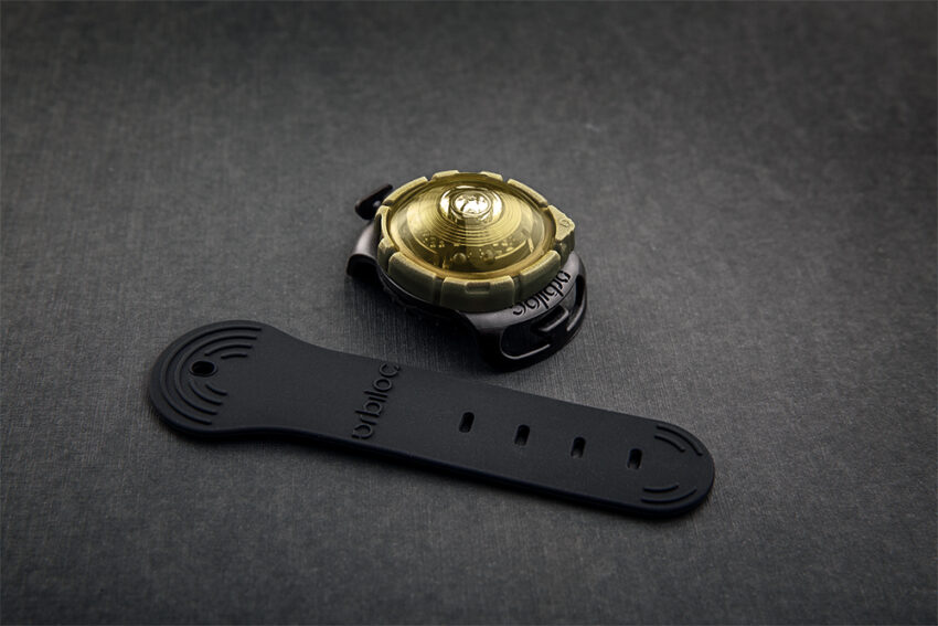 elbhunde orbiloc dog dual safety gold