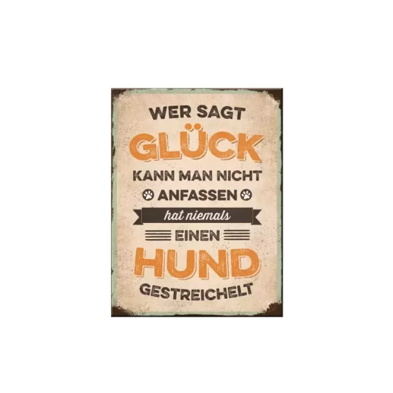 elbhunde dresden nostalgic art hund magnet glueck anfassen