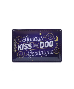 elbhunde dresden nostalgic art hund schild kiss your dog