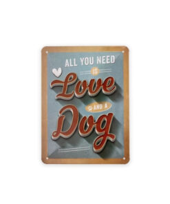 elbhunde dresden nostalgic art schild all you need