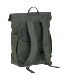 elbhunde dresden palopa rolltop rucksack yoska dark olive rückseite