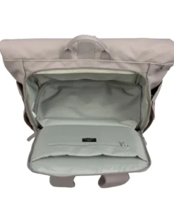 elbhunde dresden palopa rolltop rucksack yoska taupe reissverschlussöffnung