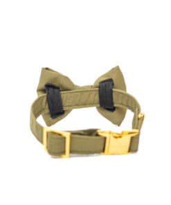 elbhunde dresden hundessa hundefliege olive rückseite