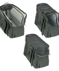 elbhunde dresden hundetragetasche weda dark olive netzverschluss