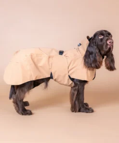 elbhunde dresden paikka visibility regenmantel light taupe hund seitlich