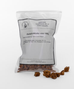 elbhunde hund leckerli dorsch wuerfel mini