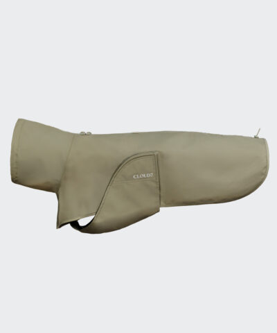 elbhunde cloud7 hunderegenmantel helgoland olive