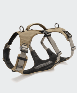 elbhunde cloud7 y sicherheitsgeschirr aktiv khaki grey