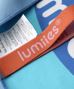 elbhunde lumiies handtuch the beach towel dackel blue lagoon details