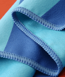 elbhunde lumiies handtuch the beach towel dackel blue lagoon stoff