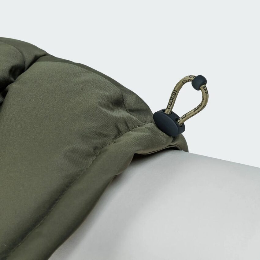 elbhunde cloud7 hundemantel alaska light olive gummizug