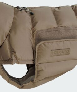 elbhunde cloud7 hundemantel alaska sandy brown hund klettverschluss