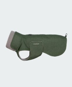 elbhunde cloud7 hundemantel brooklyn flannel fern green long