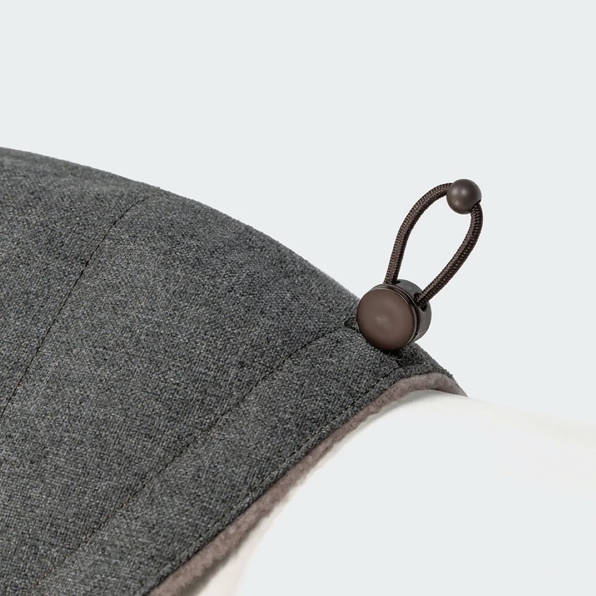 elbhunde cloud7 hundemantel brooklyn light graphit gummizug