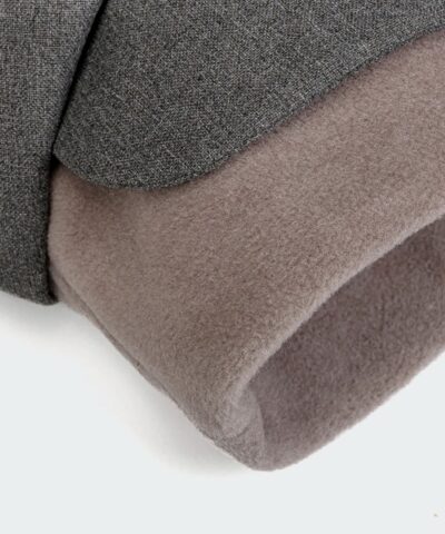 elbhunde cloud7 hundemantel brooklyn light graphit kragen