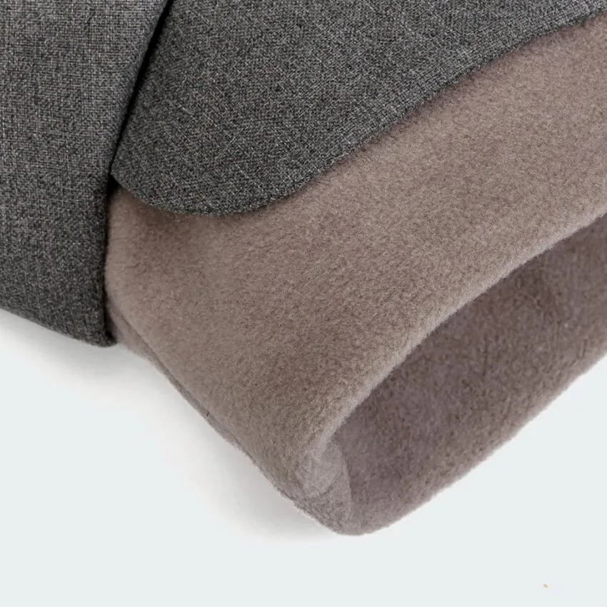 elbhunde cloud7 hundemantel brooklyn light graphit kragen