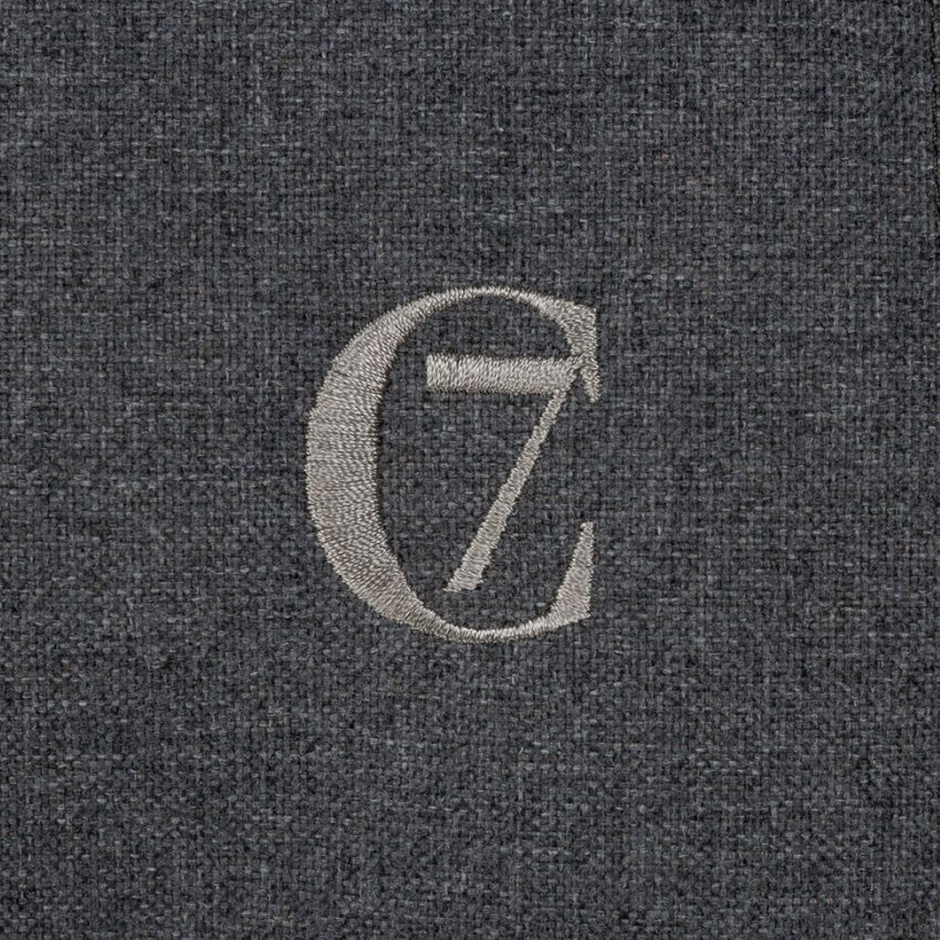 elbhunde cloud7 hundemantel brooklyn light graphit logo