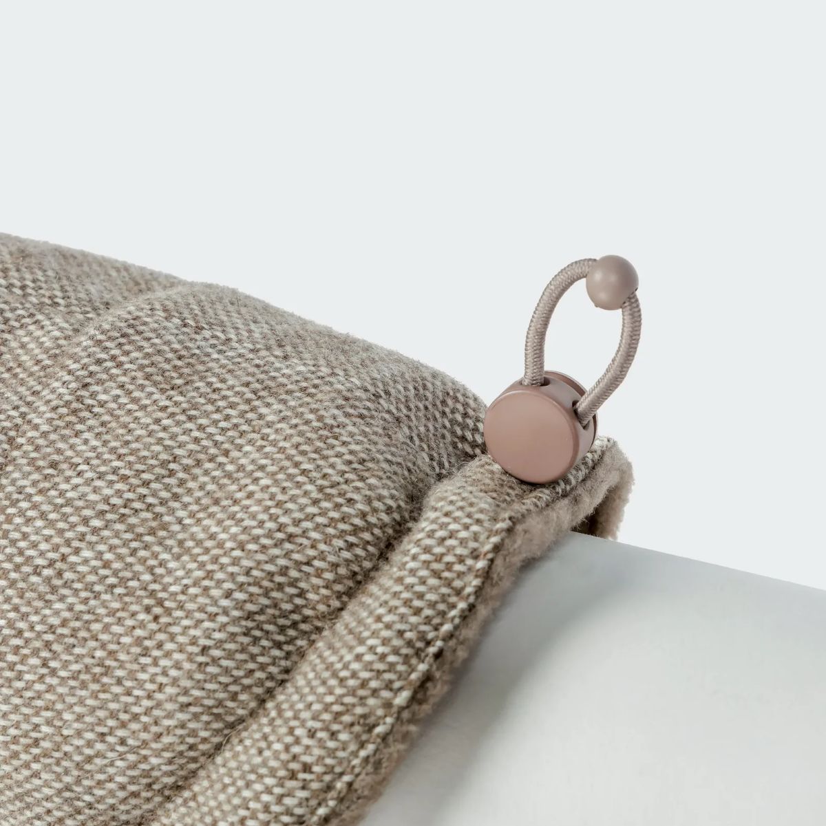 elbhunde cloud7 hundemantel brooklyn tweed beige dackel gummizug