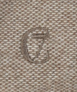 elbhunde cloud7 hundemantel brooklyn tweed beige dackel logo