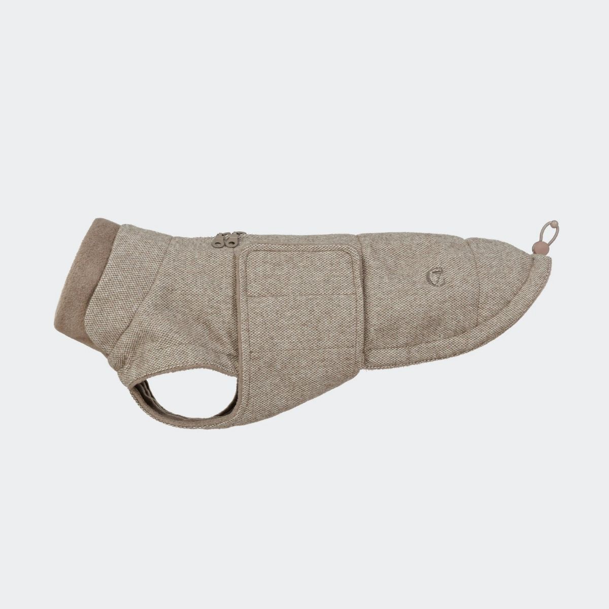 elbhunde cloud7 hundemantel brooklyn tweed beige dackel