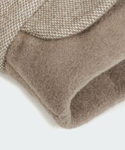elbhunde cloud7 hundemantel brooklyn tweed beige kragen