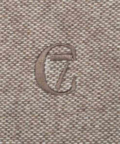 elbhunde cloud7 hundemantel brooklyn tweed beige logo